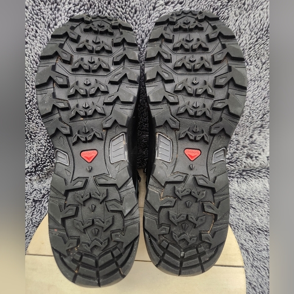 Salomon X Ultra Mid Winter CS WP Boots Women's Size 7.5 Black Waterproof Hiking - Picture 8 of 9